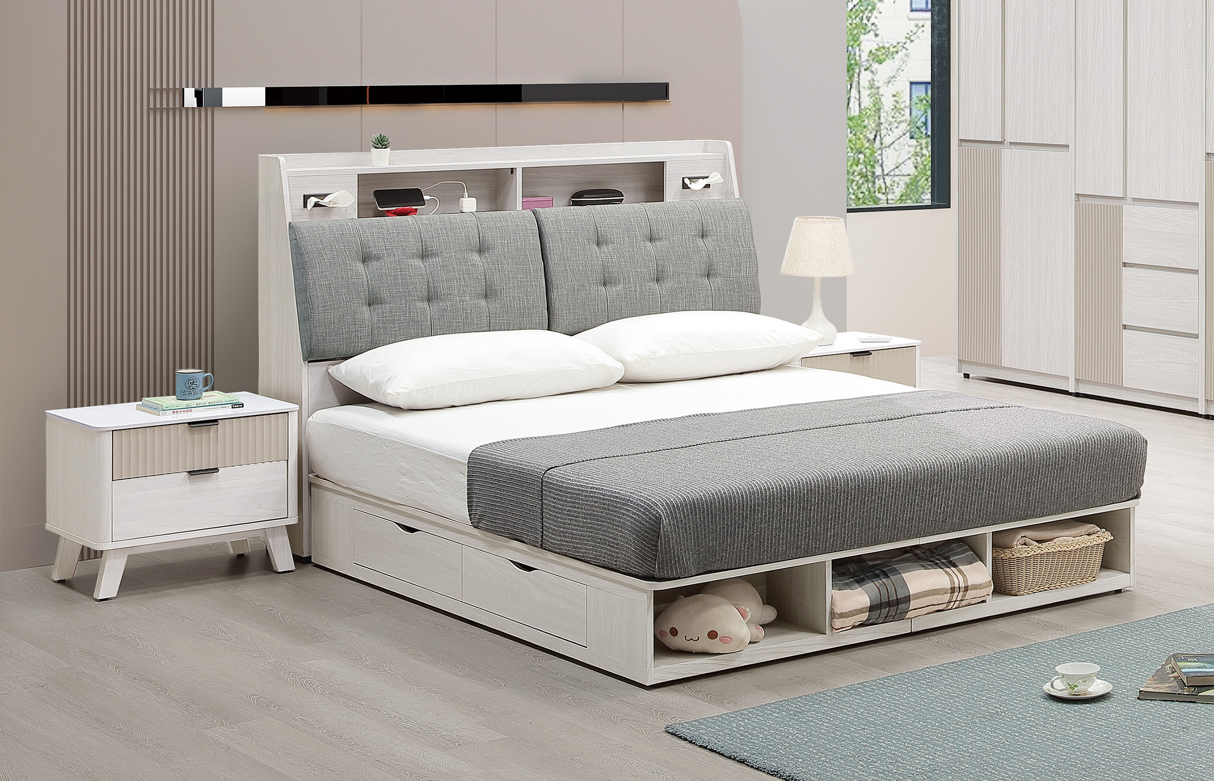 索菲亞6尺床頭 (N102)｜床頭｜太子居家嘉義門市